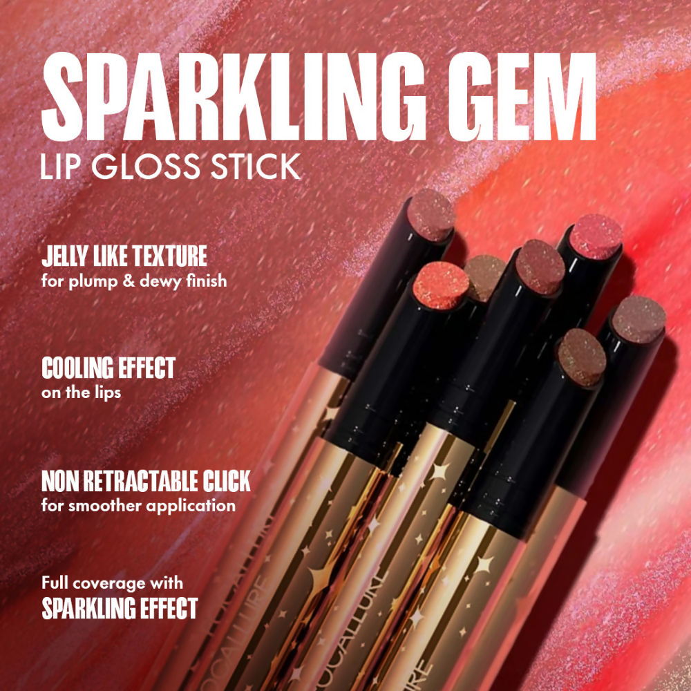 Focallure Sparkling Gem Lip Gloss Stick - Paracosm
