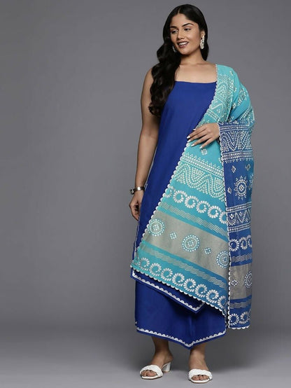Ahalyaa Women's Traditional wear Kurta Set - Blue
