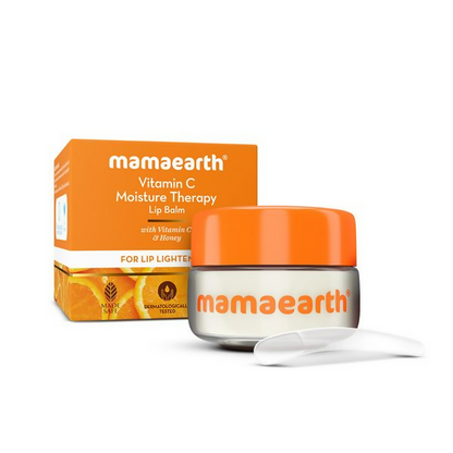 Mamaearth Vitamin C Moisture Therapy Lip Balm SPF 50 with Vitamin C & Honey For Lip Lightening