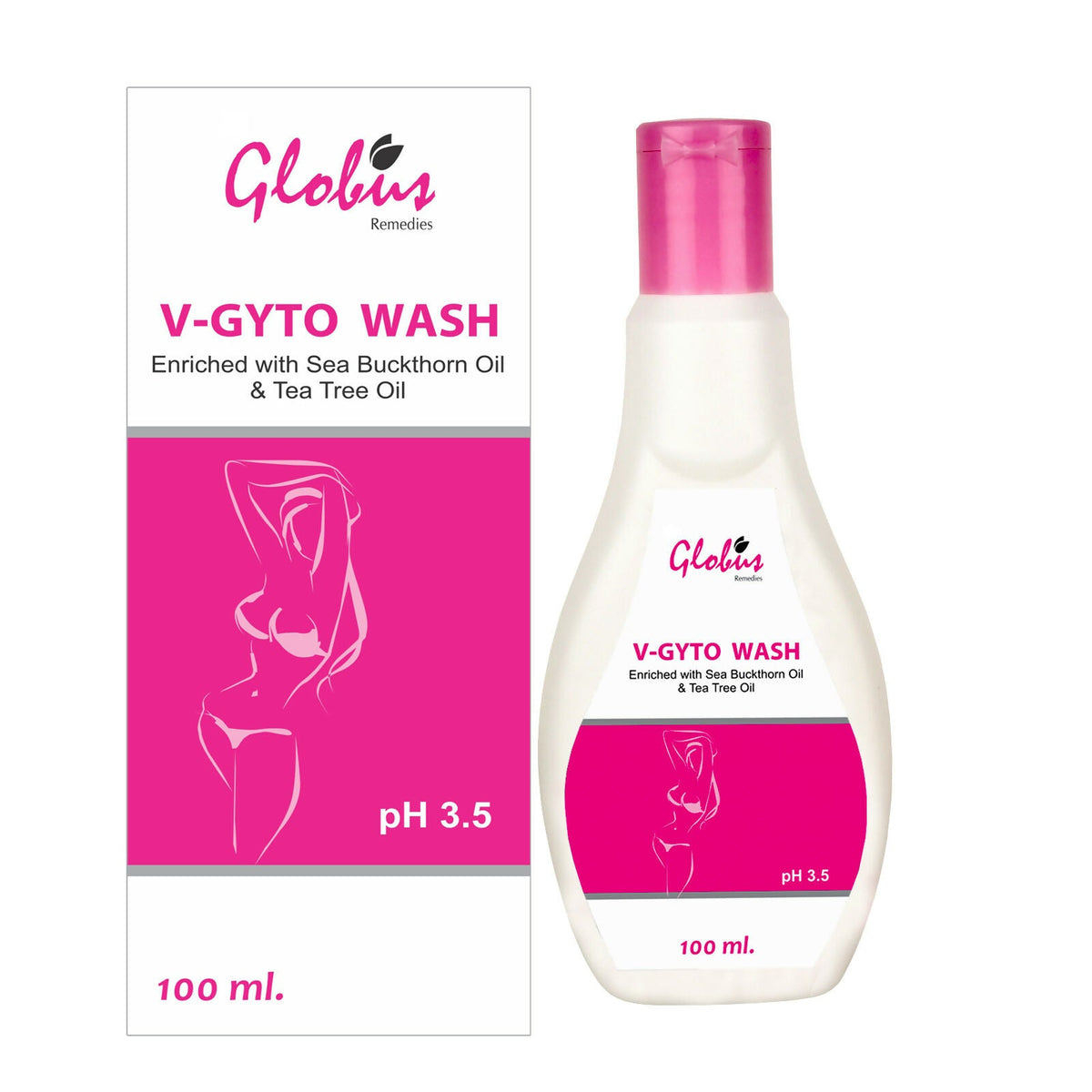 Globus Remedies V - Gyto wash enriched with Sea Buckthorn oil & Tea Tree oil