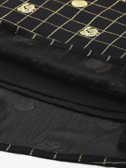 Ahalyaa Women's Traditional wear Ethnic Dress - Black