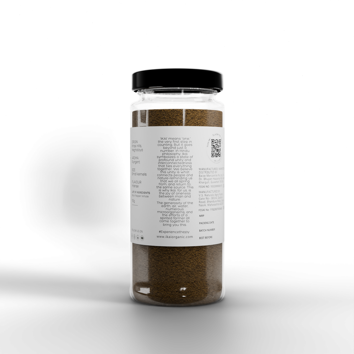 IKAI Natural Black Pepper Whole