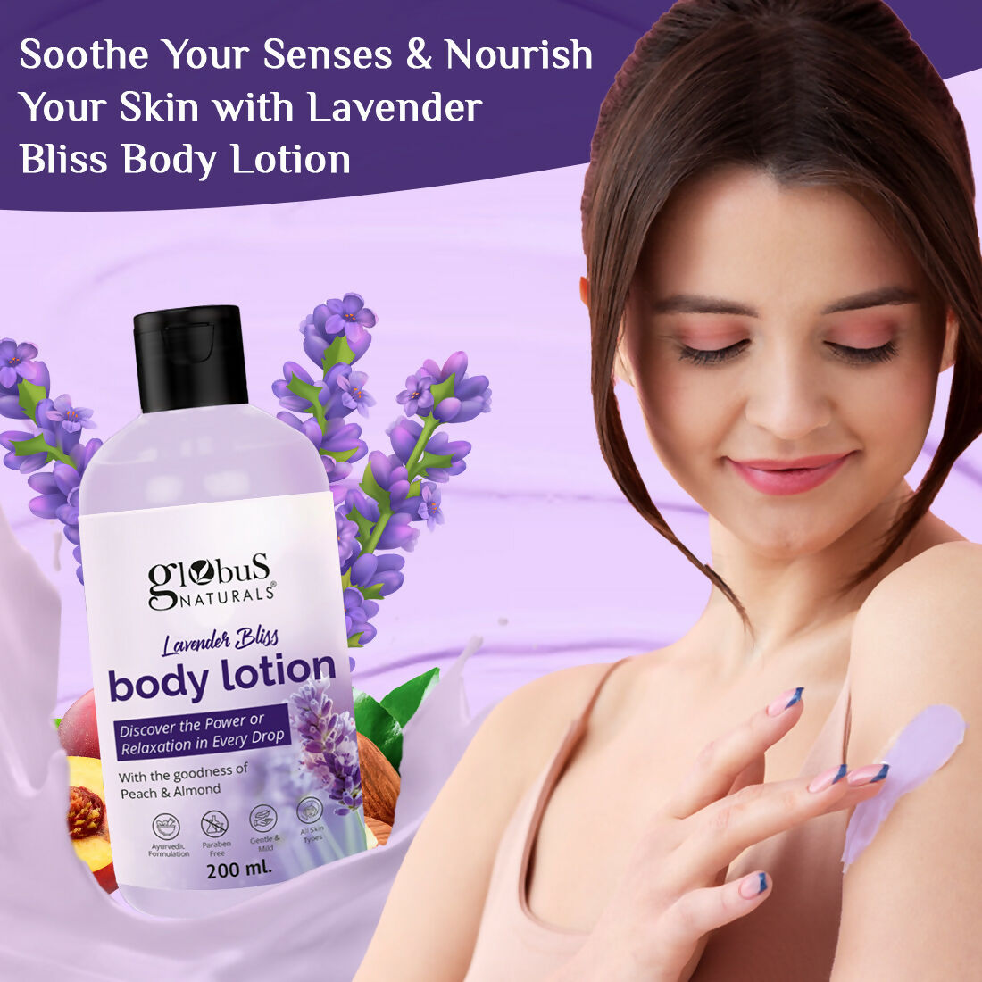 Globus Naturals Lavender Bliss Body Lotion