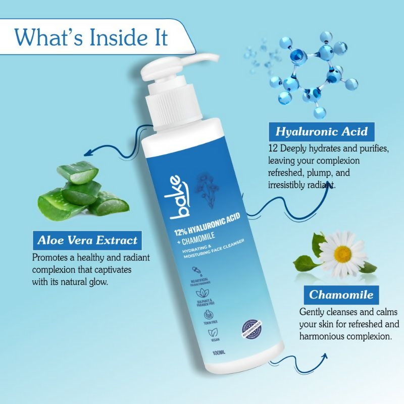 Bake 12% Hyaluronic Acid Face Cleanser