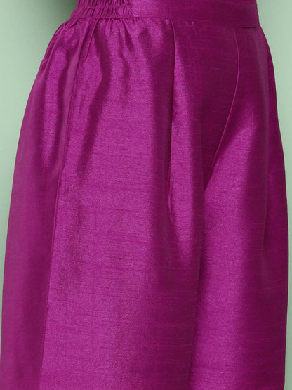 Ahalyaa Women's Traditional Wear Co-ods - Purple
