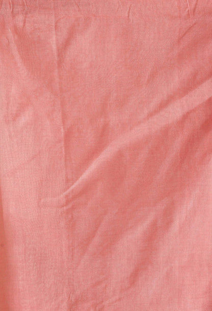 Mominos Fashion Moeza Light Gajari Bhagalpuri Handloom Silk Linen Saree with unstitched Blouse piece