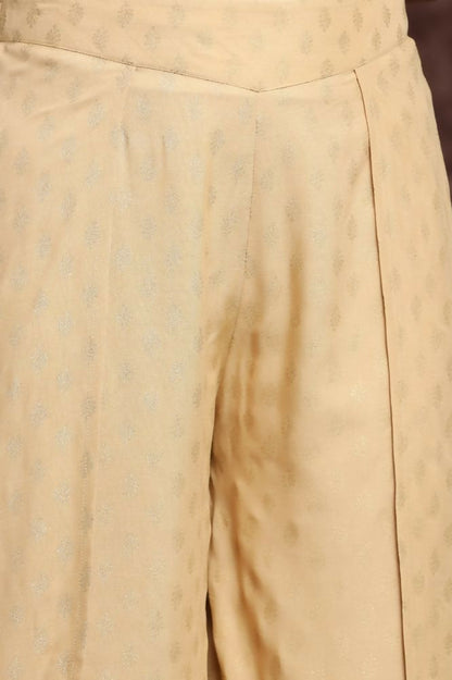 Juniper Gold Ethnic Motif Printed Rayon Tulip Pants