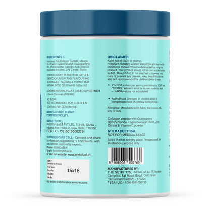 MyFitFuel Hydrolyzed Marine Collagen - Mango