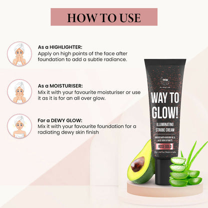 The Natural Wash Way To Glow! Illuminating Strobe Cream - 01 Rose Gold