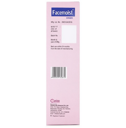 Facemoist Cream SPF 15 Facial Rejuvenator & Daily Moisturiser