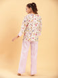 BohoJazz Lilac Co-ords with Floral Jacket