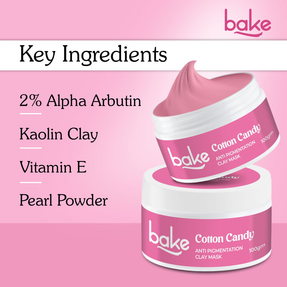 Bake Cotton Candy Anti Pigmentation Clay Mask With Alpha Arbutin