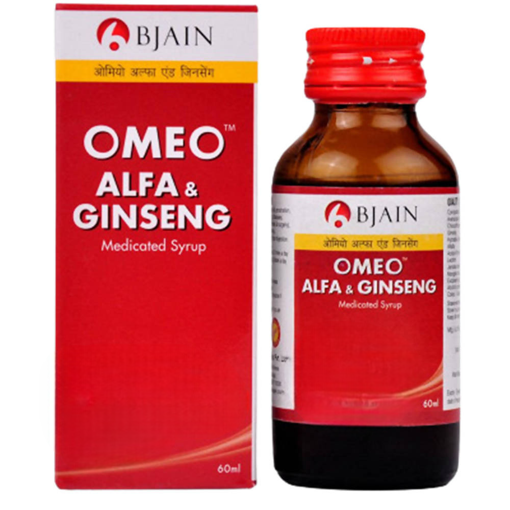 Bjain Homeopathy Omeo Alfa & Ginseng Syrup