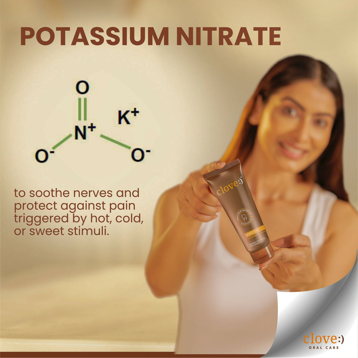 Clove Sensitive Toothpaste Reduce Senstivity