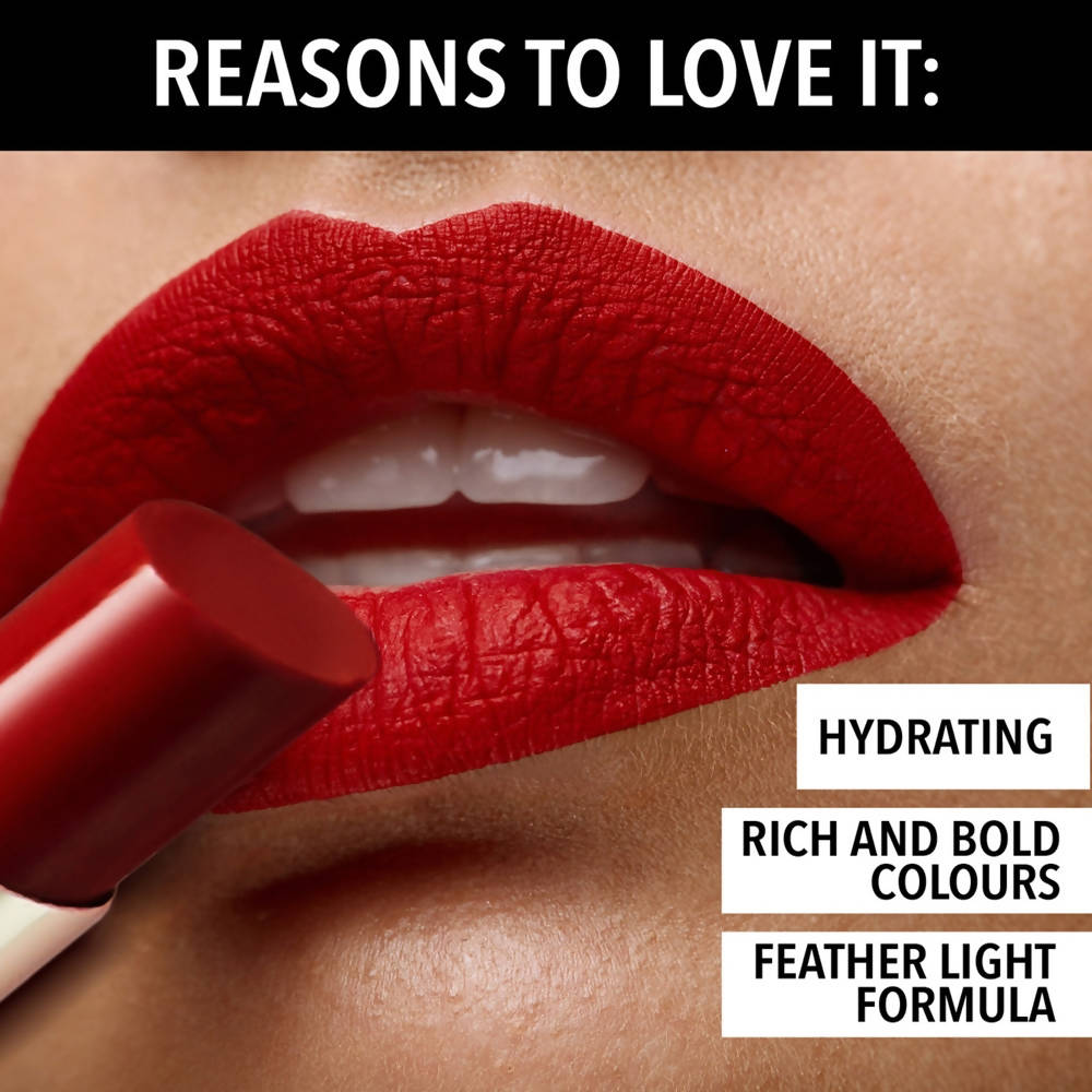 Blue Heaven Powder Matte Lipstick Scarlet Kiss