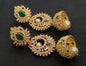 AD Emeralds 4 in 1 Earrings