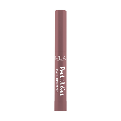 Mila Beaute Pout It Out Long Lasting & Matte Finish Lip Crayon Lipstick - Mulan