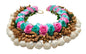 Skyblue & Baby Pink Bridal Hair Gajra
