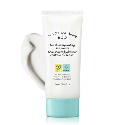 The Face Shop Natural Sun Eco No Shine Hydrating Sun Cream-SPF 50 - Korean Skincare