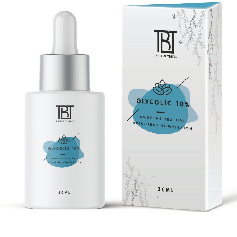 The Body Temple Glycolic 10% Face Serum