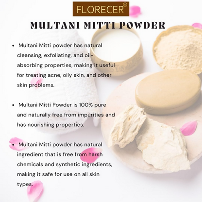 Florecer Multani Mitti Powder For Face Pack