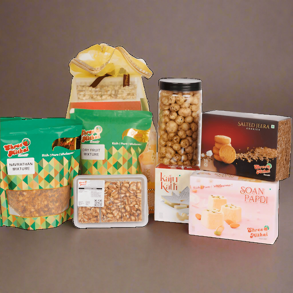 Shree Mithai Blue Titanium Dry Fruit Box