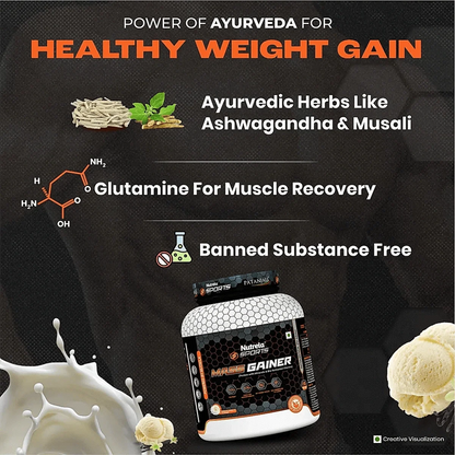 Patanjali Nutrela Sports Mass Gainer (Frvan-ice)