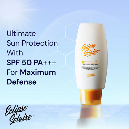 Eclipse Solaire Aqua Fusion Sunscreen - 5X Protection With SPF 50 PA+++