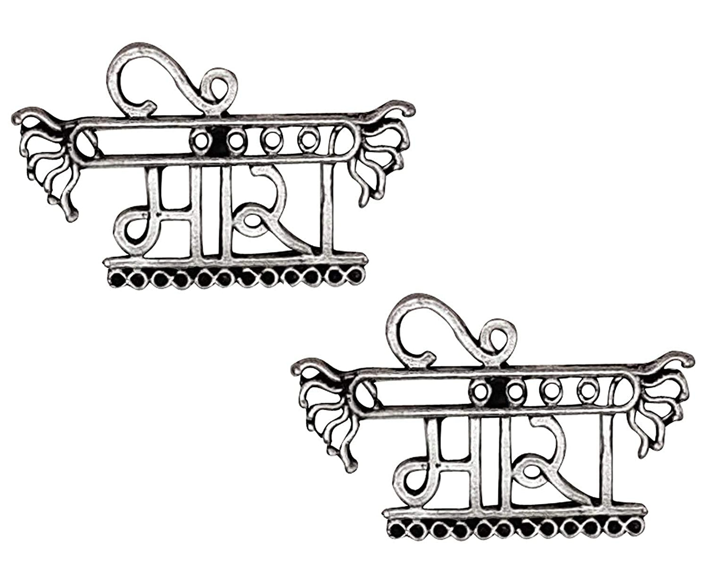 Silver-Plated Alloy Silver Oxidised Ring And Earring Combo - The Pari