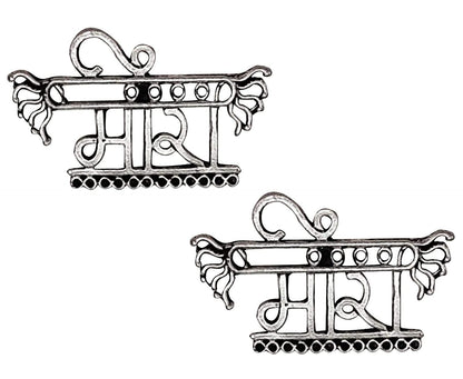Silver-Plated Alloy Silver Oxidised Ring And Earring Combo - The Pari