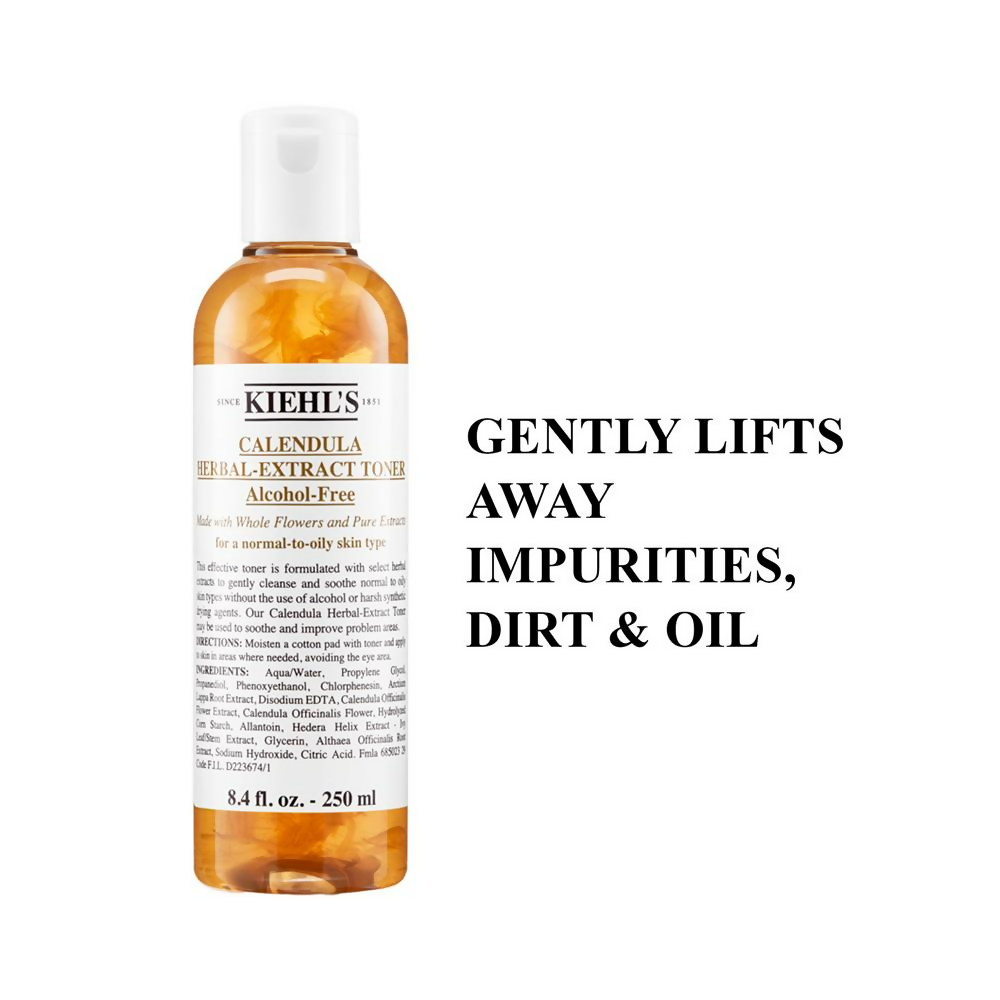 Kiehl's Calendula Herbal Extract Alcohol-Free Toner For Normal To Oily Skin