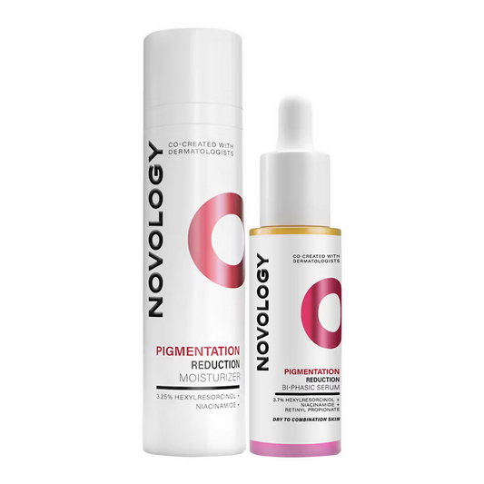 Novology Bi-Phasic Hyper Pigmentation Serum + Pigmentation Reduction Moisturizer Combo