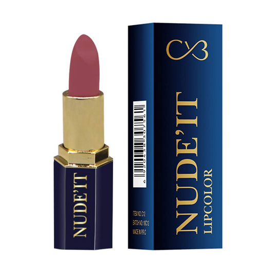 CVB C12 Nude’It Lip Colour for Smudge Proof Matte Finish 206 Blush