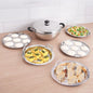 The Indus Valley 14 Pit Tri-Steel Multi Pot Premium Stainless Steel Idli/ Dhokla/ Momo Maker/  Veg Steaming Set, Tri-ply Induction Bottom, 5 Plates, 4.2L, 2.5kg