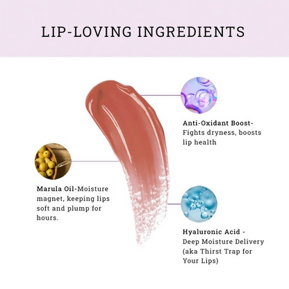 LOVETC Gloss, Glee, Etc High Glaze Lip Gloss - Peach Of Mind
