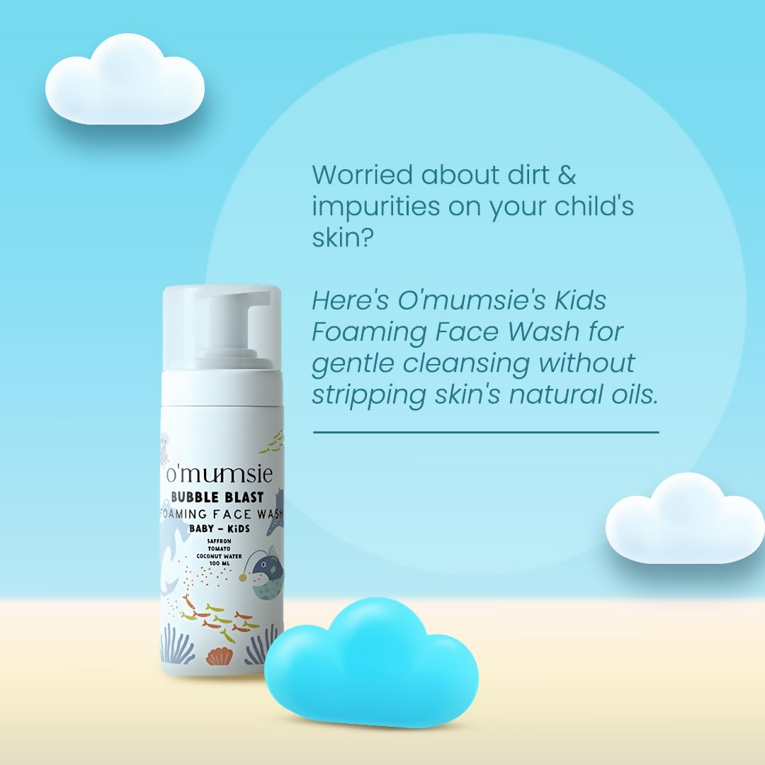 O'Mumsie Bubble Blast Kids Foaming Face Wash