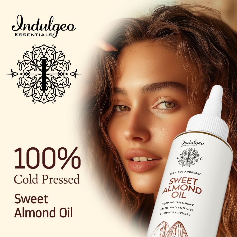 Indulgeo Essentials Cold Pressed Sweet Almond Oil