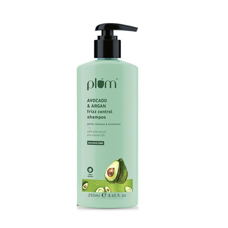 Plum Avocado & Argan Oil Sulphate-Free Shampoo For Frizzy Hair