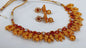 Kemp Peacock Pink & White Necklace Set