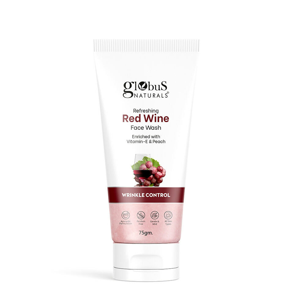 Globus Naturals Red Wine Hydrating Face Wash