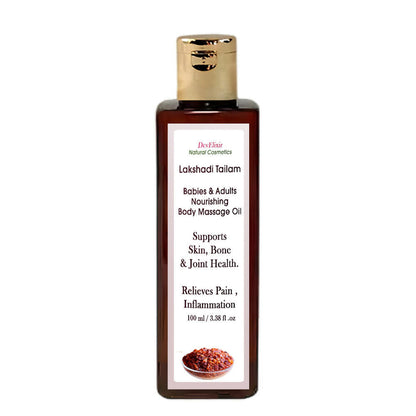 DevElixir Lakshadi Ayurvedic Baby Massage Oil