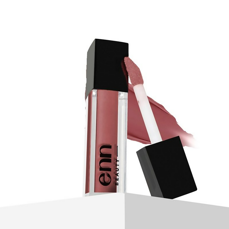 Enn Long-Lasting Liquid Lipstick With Ghee - Full Coverage & Transferproof - Mocha Martini