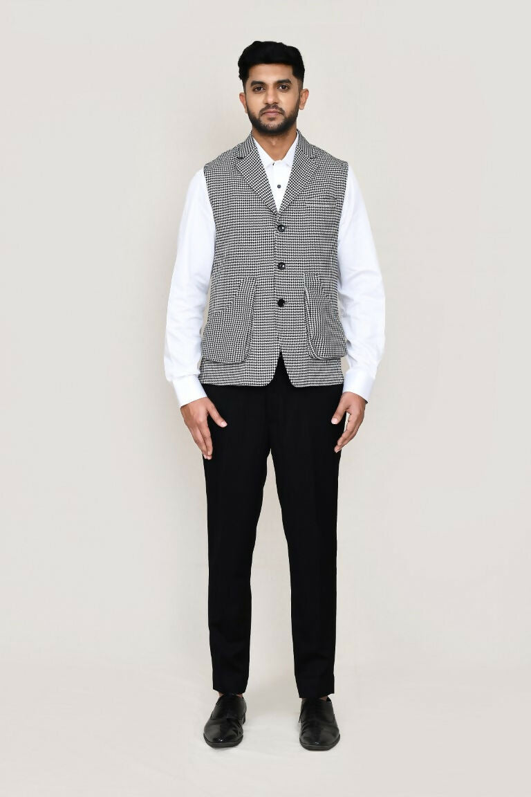 Joban Fashion White Colored Art Silk Fabric Kurta, Jacket With Straight Fit Pant