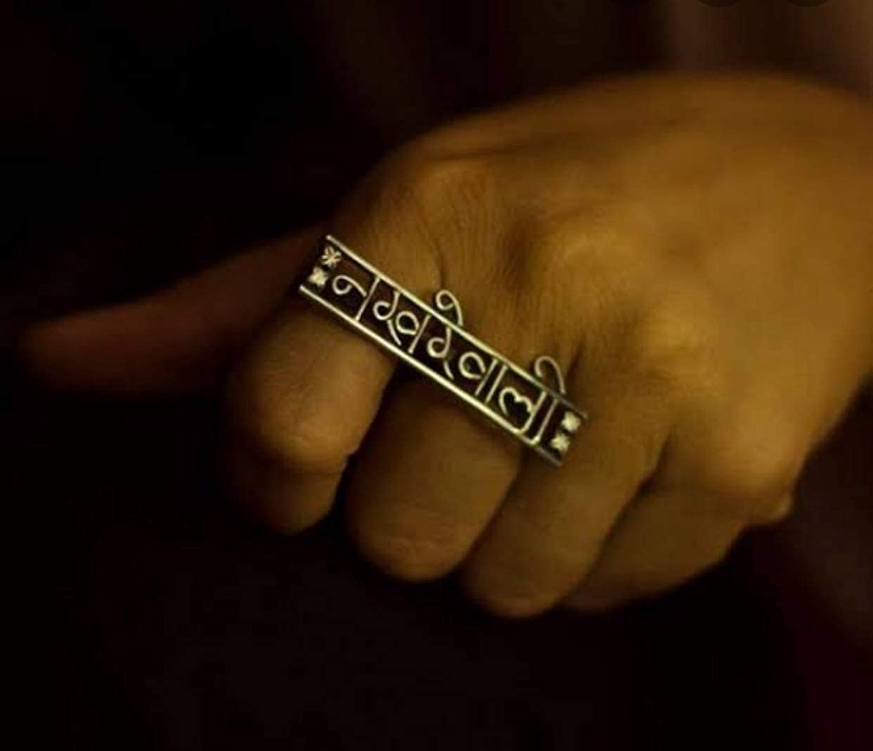 Silver-Plated Alloy Silver Oxidised Ring And Earring Combo - The Pari