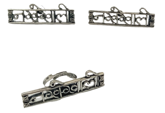 Silver-Plated Alloy Silver Oxidised Ring And Earring Combo - The Pari