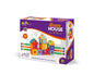 Kipa Multi Colored 120 Pieces Mega Jumbo Happy Home House Building Block with Attractive Windows and Smooth Rounded Edges Blocks Game Fun