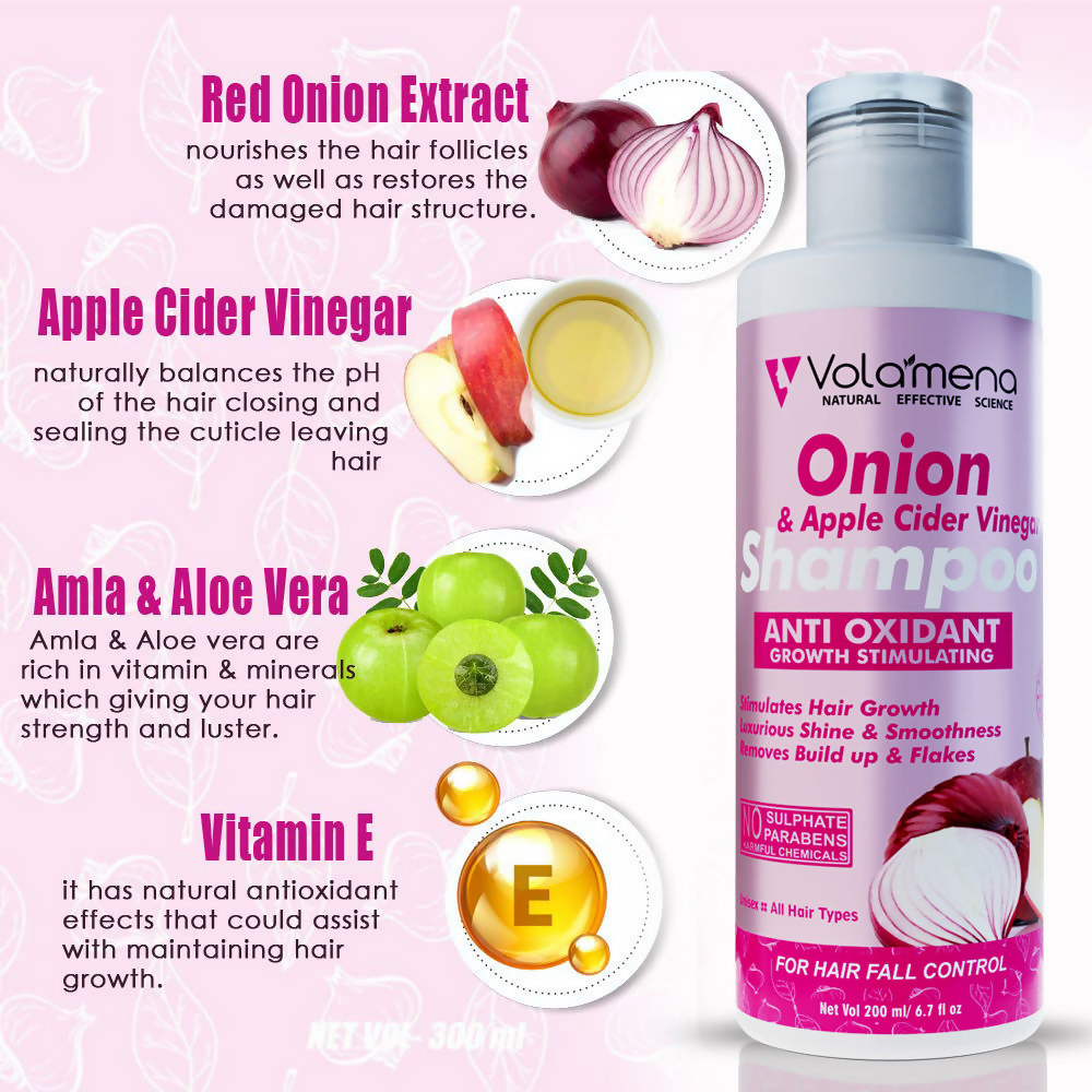 Volamena Onion & Apple Cider Vinegar Shampoo