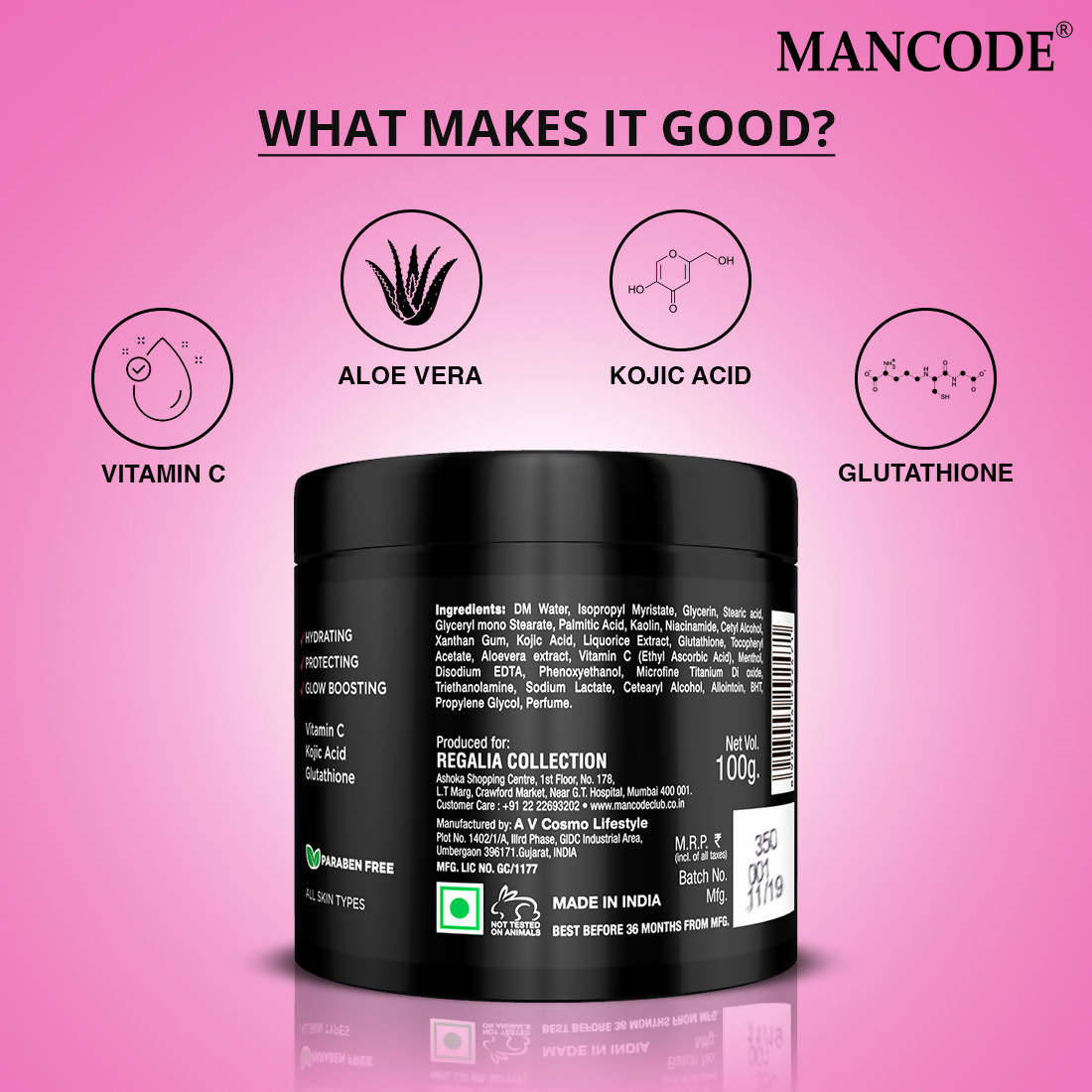 Mancode Whitening Cream