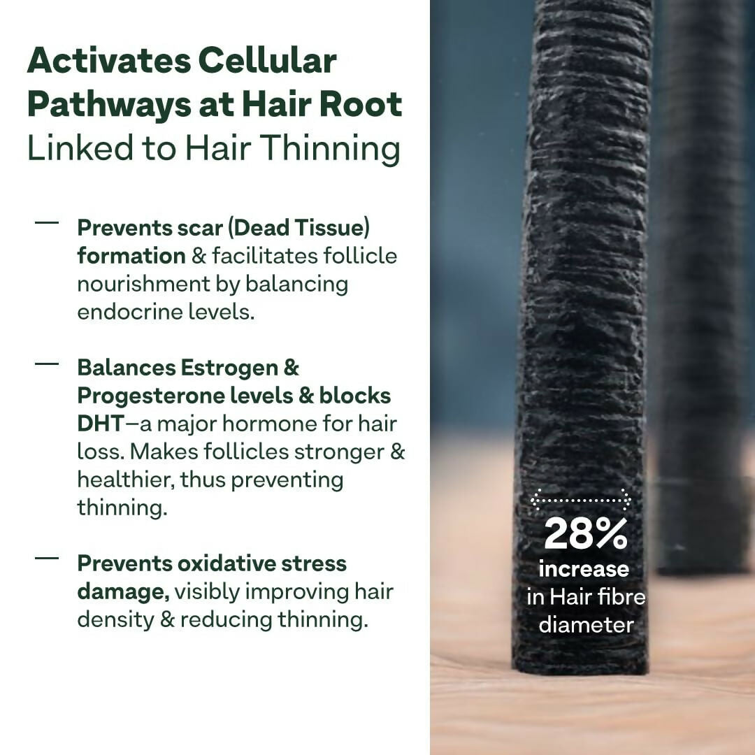 OZiva+ Advanced Hair Growth Actives Capsules for Women