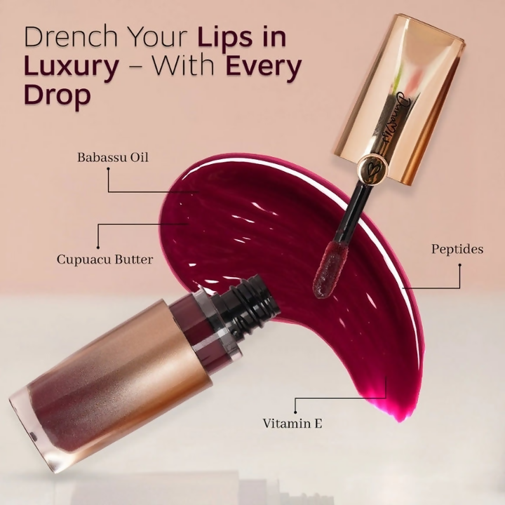Dunamiss Liliana Hydrating Lip Oil Wine Mauve Bliss